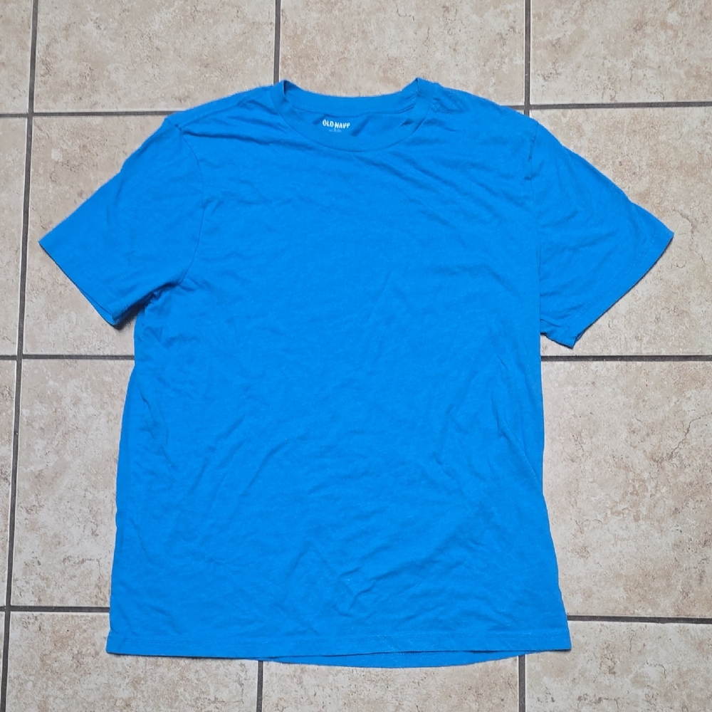 Old Navy Bright Blue Short Sleeve Shirt